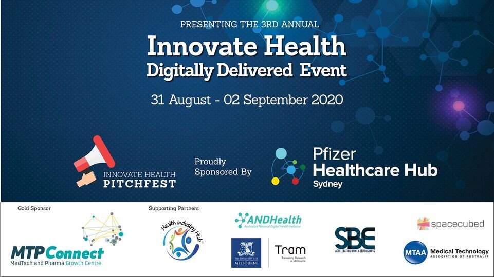 Innovative Health digitally delivered event poster