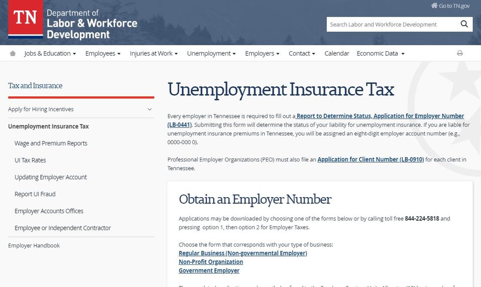 Tennessee Payroll Tax Registration · RemoteTeam