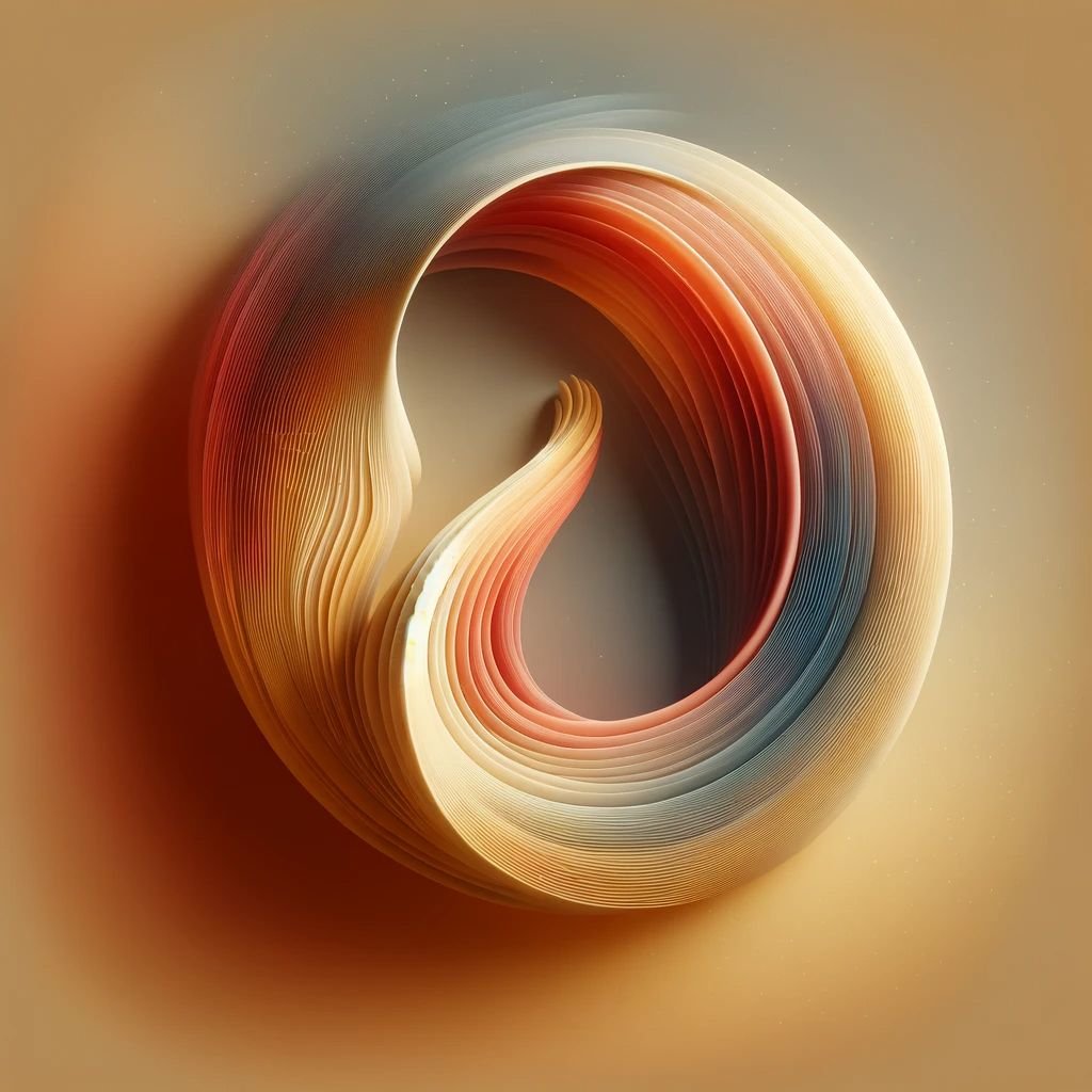 An image of a smooth twisting graphic