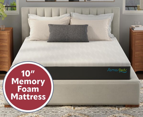 SomosBeds 10 inch memory foam mattress