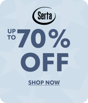 Serta up to 70% off Shop Now