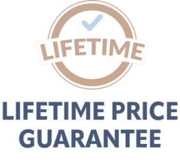 Lifetime Price Guarantee