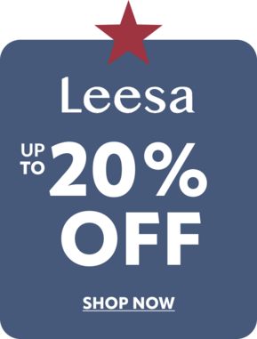 Lessa up to 20% off Shop Now