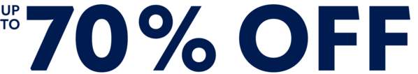 up to 70% Off
