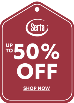 Serta up to 50% off Shop Now