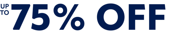 up to 75% Off