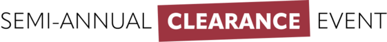 Semi-Annual Clearance Event