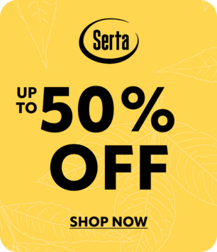 Serta up to 50% off Shop Now