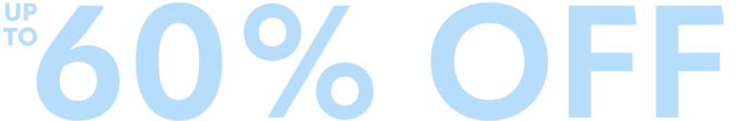 Up to 60% OFF