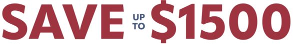 Save up to $1500