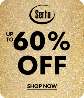 Serta up to 60% off