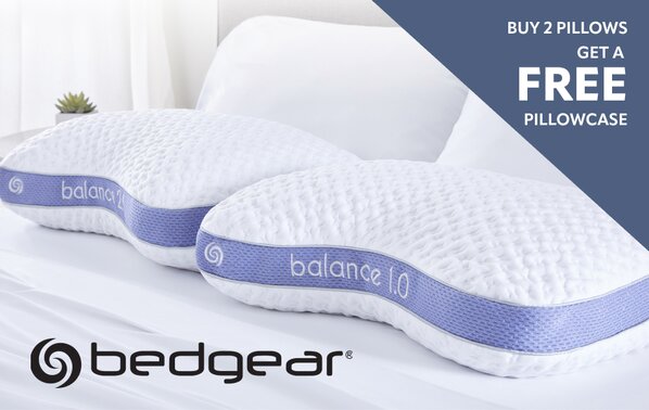 Buy 2 pillows get a free pillowcase
