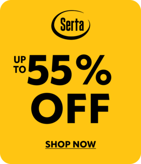 Serta up to 55% off