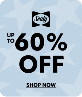 Sealy up to 60% off Shop Now