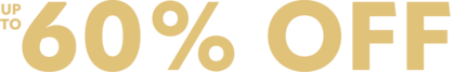 up to 60% off