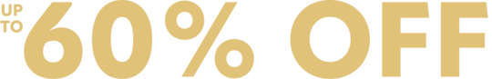 up to 60% off