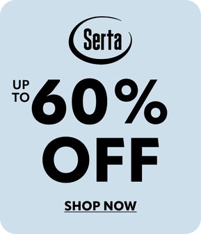 Serta up to 60% Off