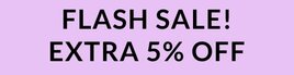 Purple flash sale!  Extra 5% off!
