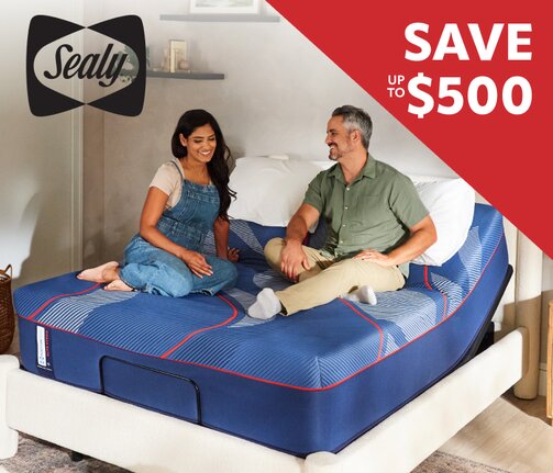 Save up to $500 on Sealy