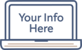 Your info here laptop image