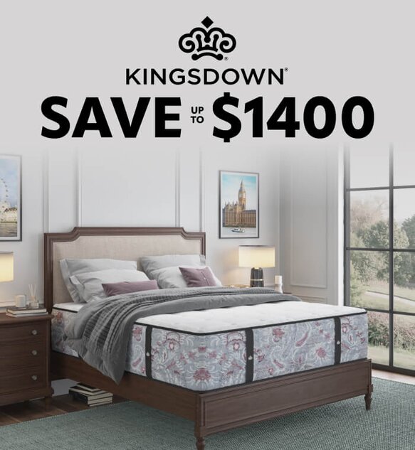 Kingsdown Save up to $1400