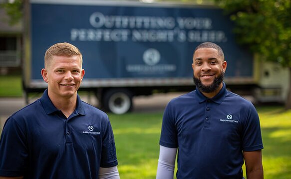 delivery team with truck