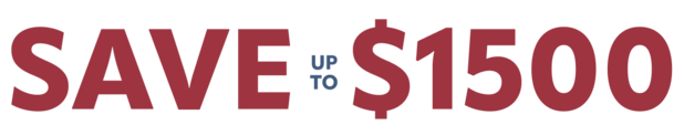 Save up to $1500