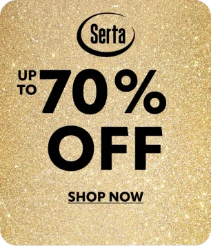 Serta up to 70% off Shop Now