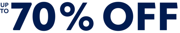 up to 70% OFF
