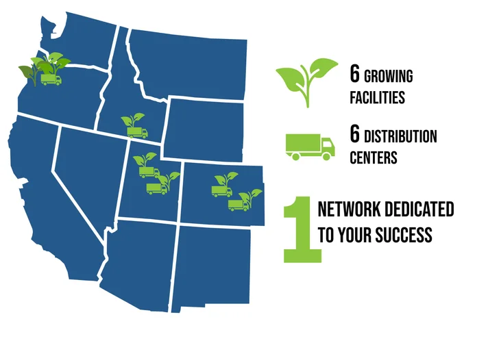 Map of Tree Source locations across the Intermountain West