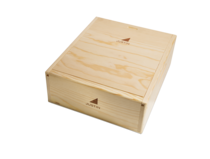 JUSTIN 3-Bottle Wood Box