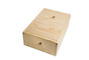 JUSTIN 2-Bottle Wood Box