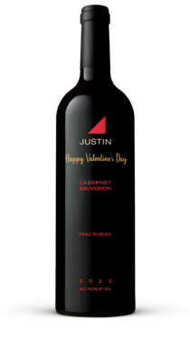 "Happy Valentine's Day" Etched 2020 Cabernet Sauvignon