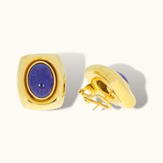 orecchini vintage oro e lapis