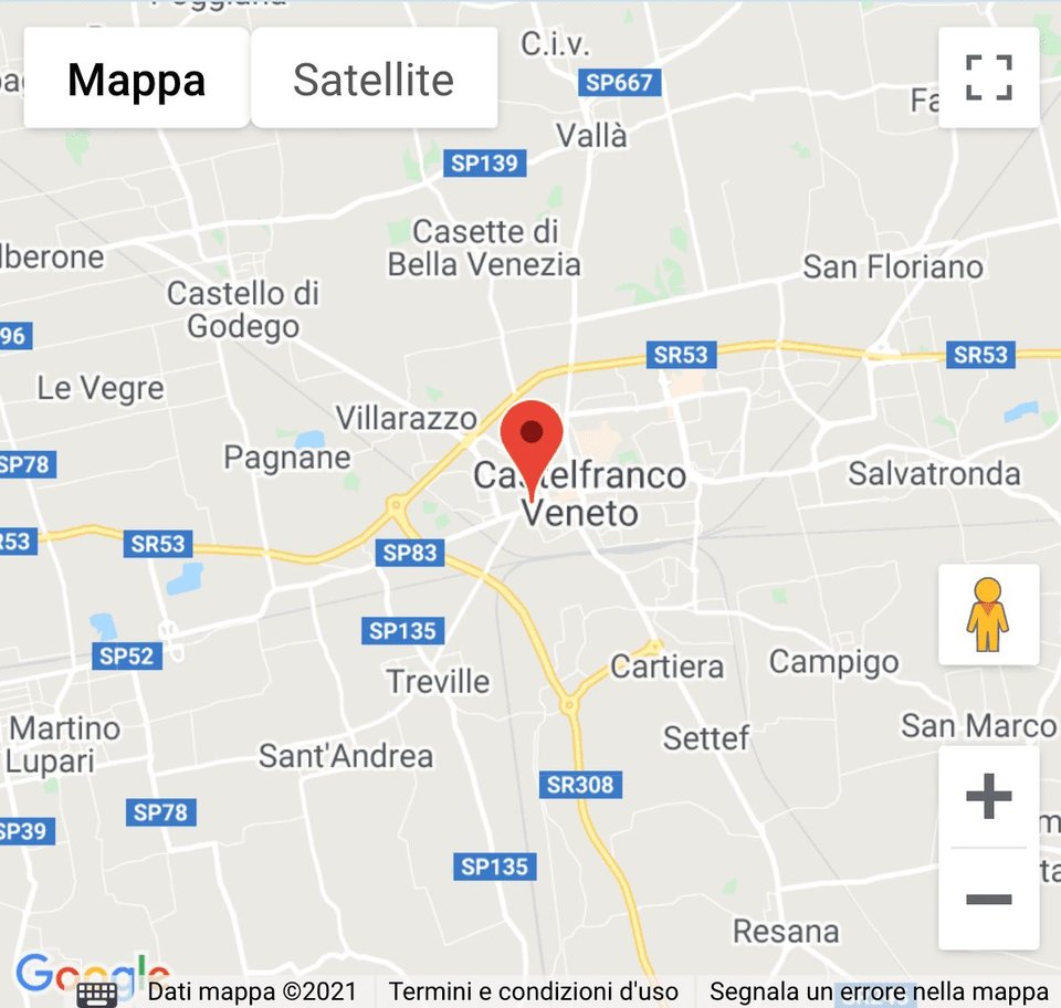 mappa alfyo gioielleria castelfranco veneto 