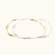 bracciale let it glow pietre colorate