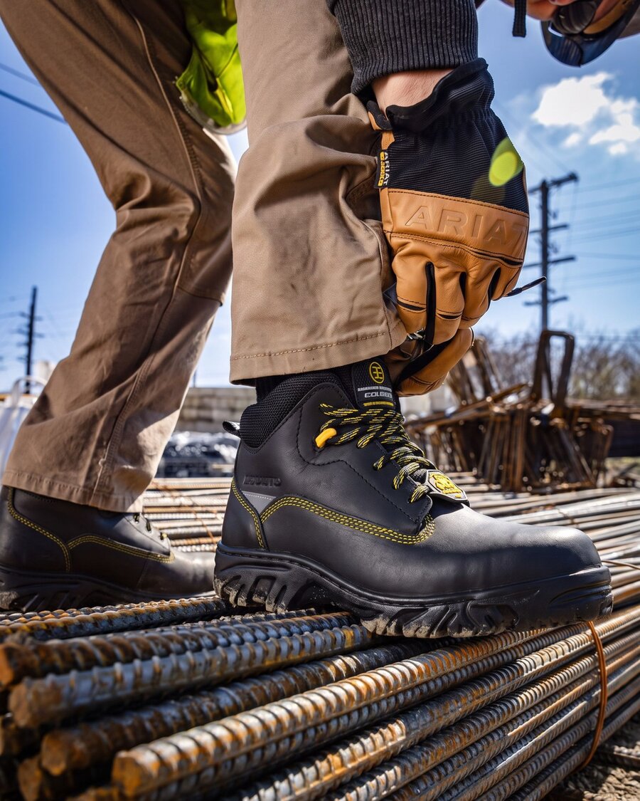 Bota Industrial 945 Negro Amarillo EDUBTO
