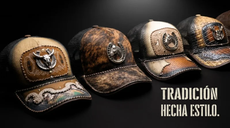 gorras artesanales Sombra Ruda con diseños western, piel y detalles elaborados en León, Guanajuato.
