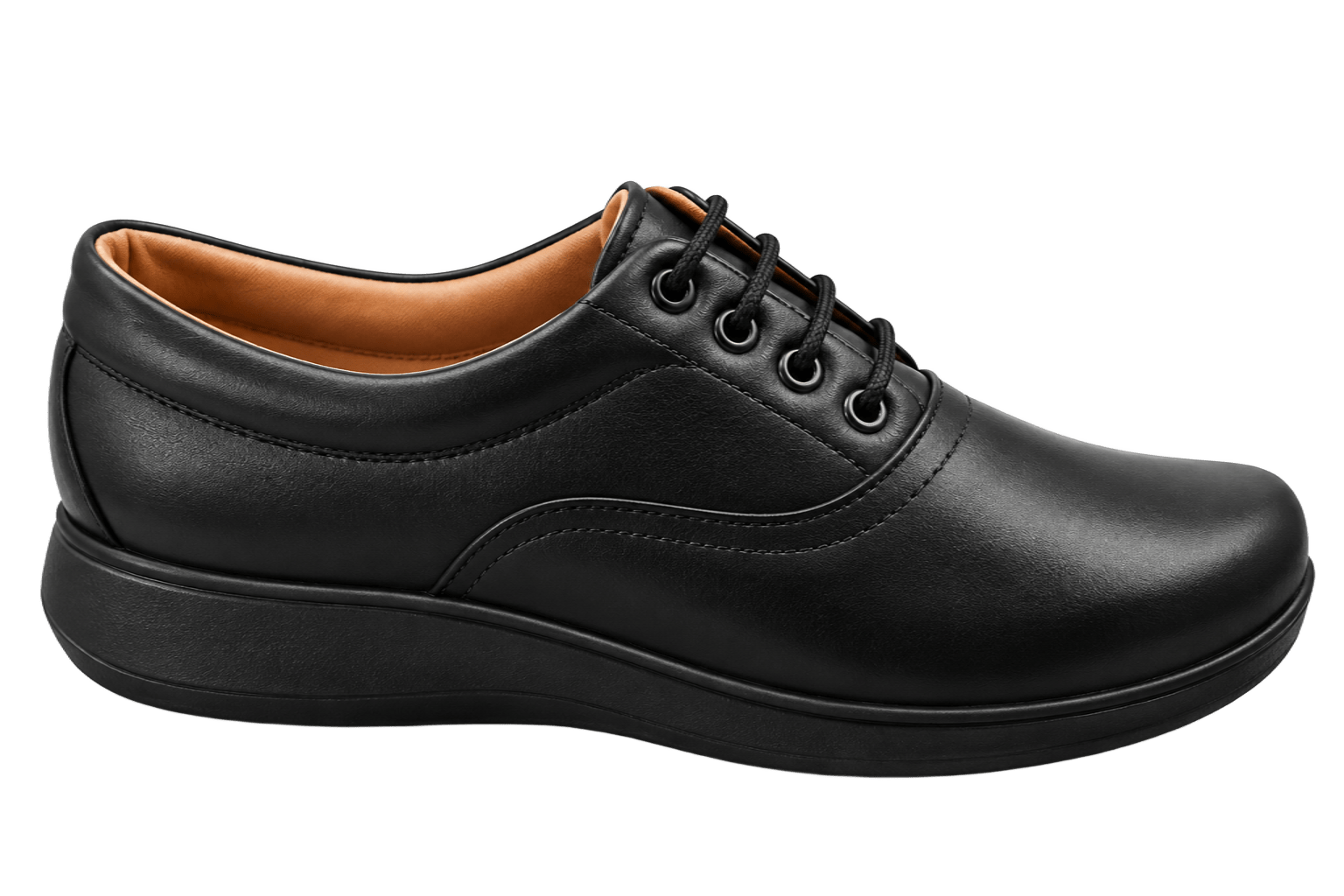 Zapato Clínico Negro de Mujer Confort 100