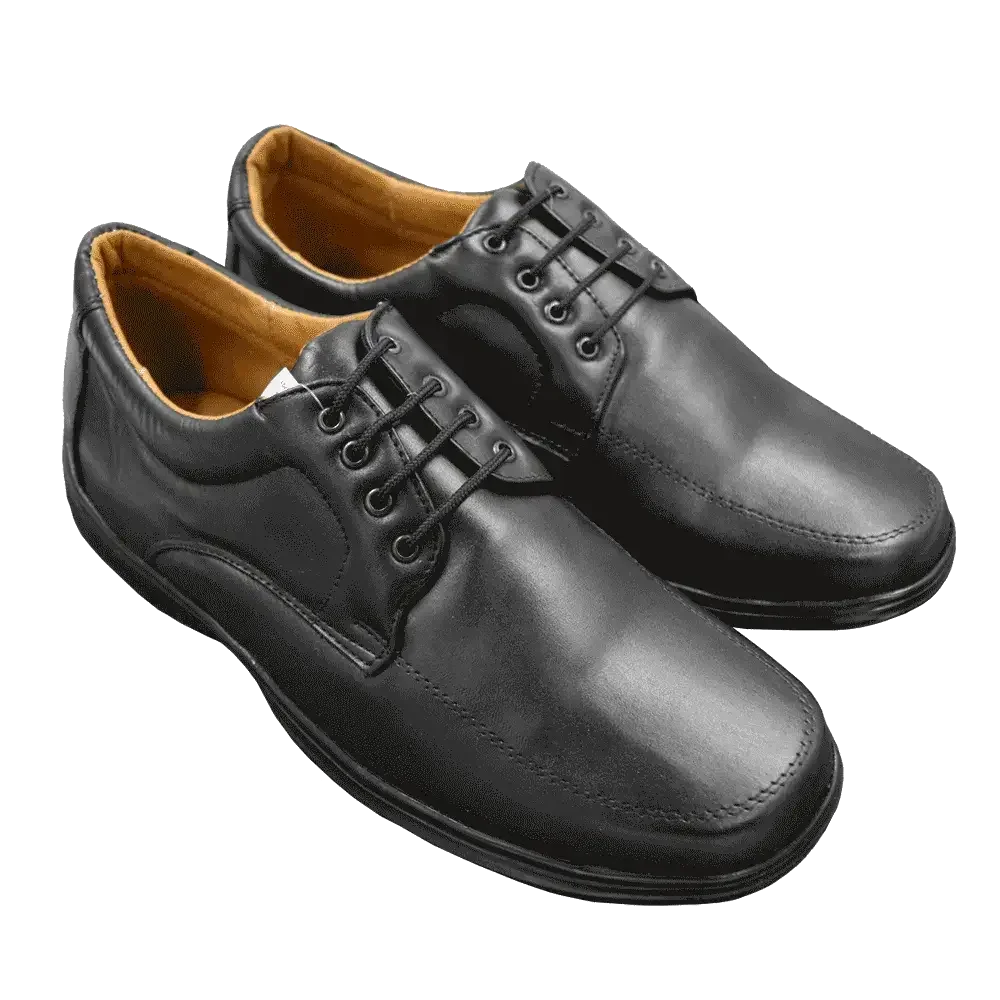 Zapato Clínico Negro de Caballero Confort 4010