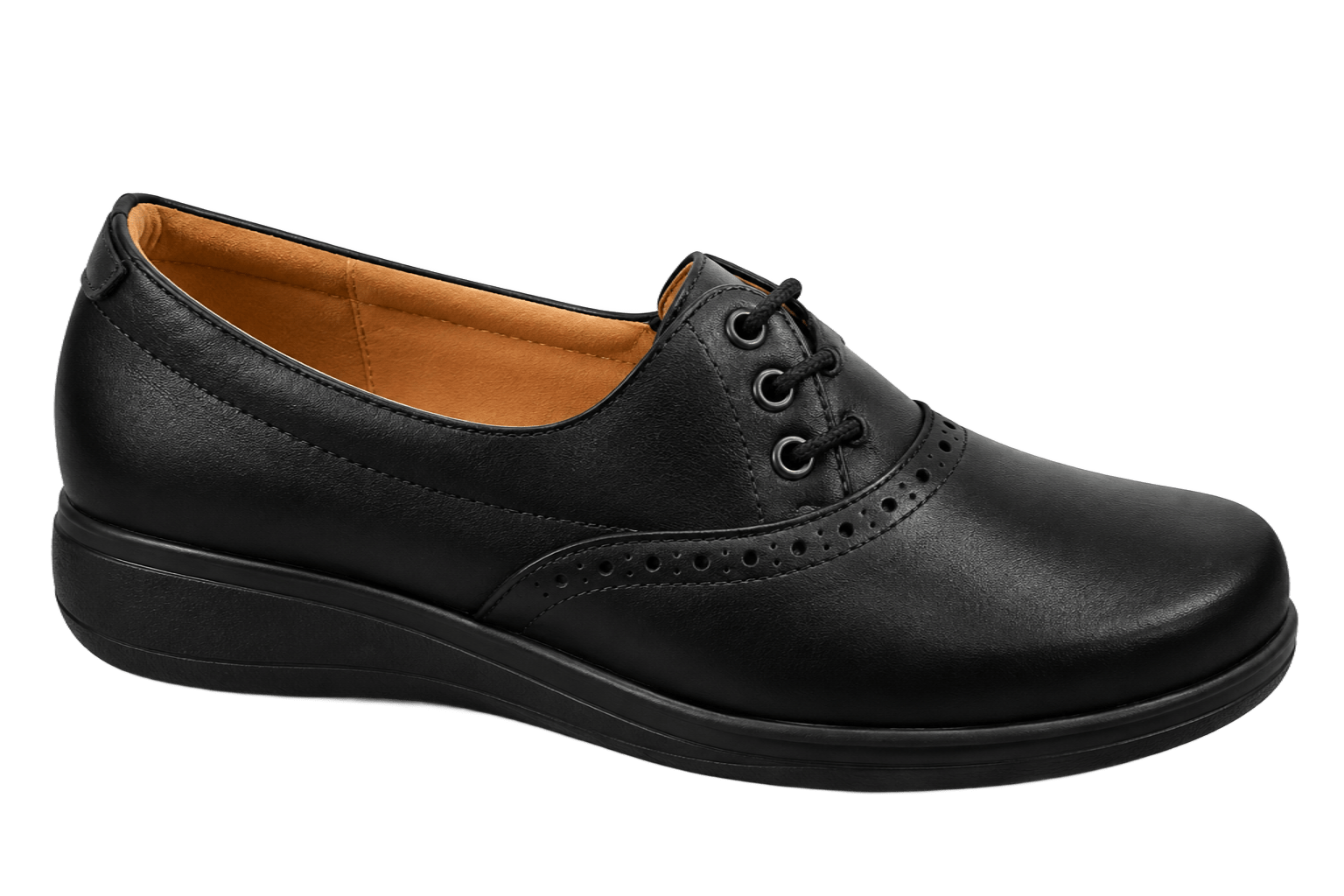 Zapato Clínico Negro de Mujer Confort 3125