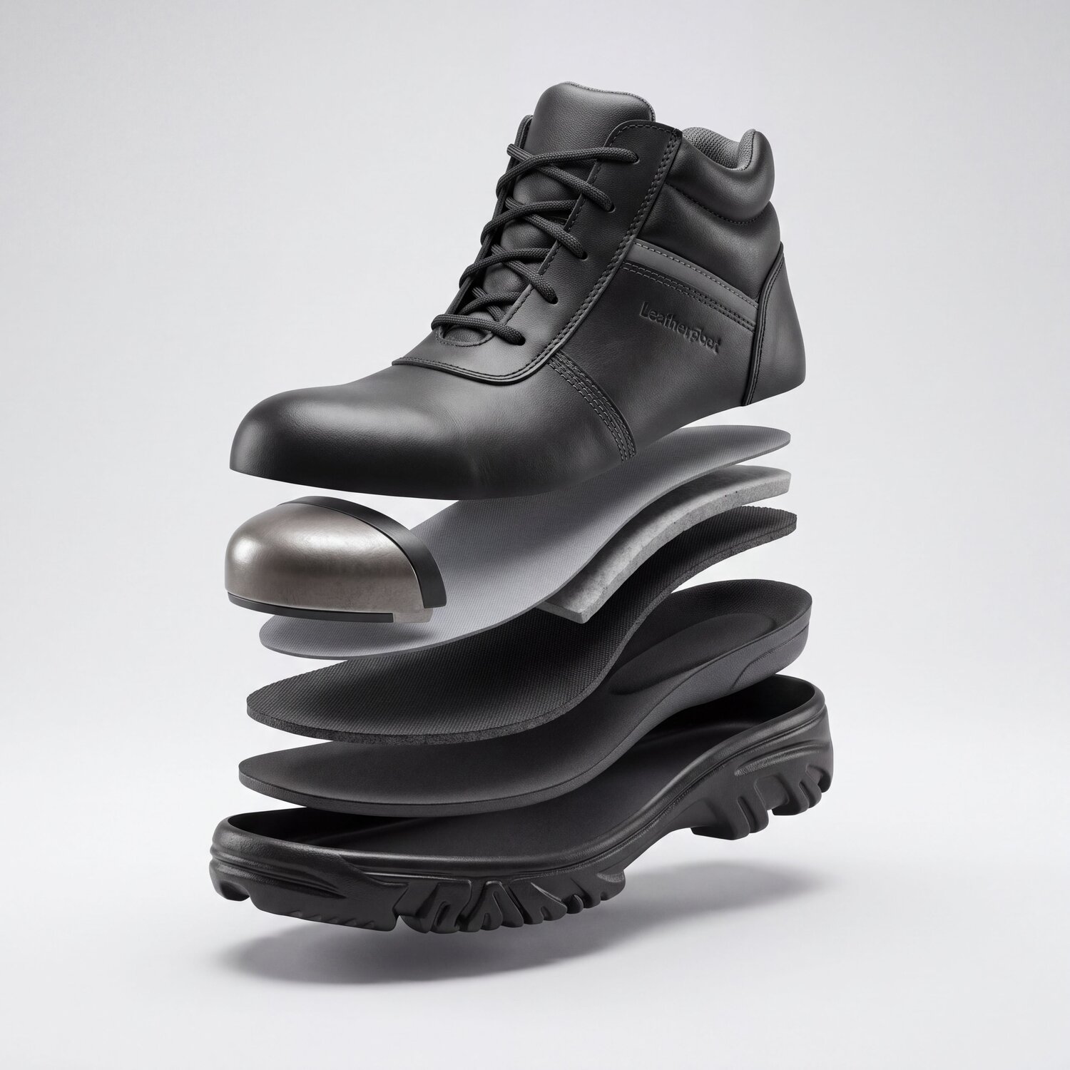 Vista de componentes Bota Industrial 975 EDUBTO