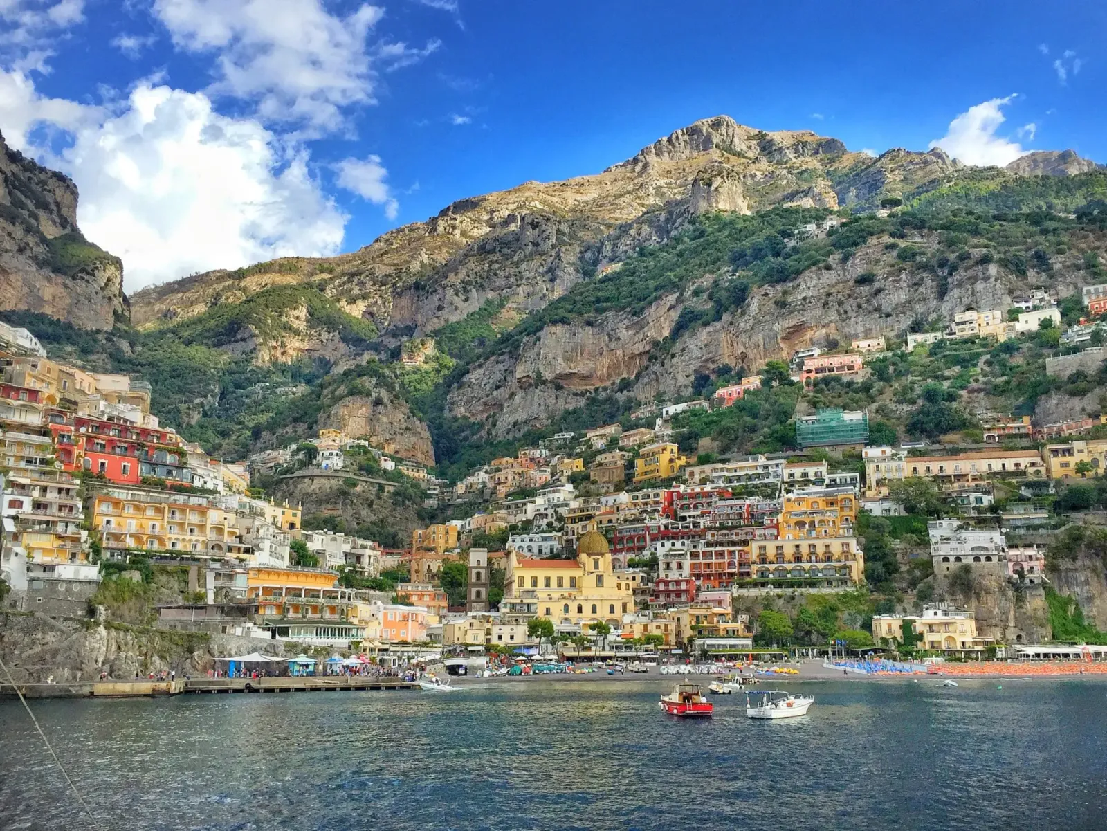 Positano coastline