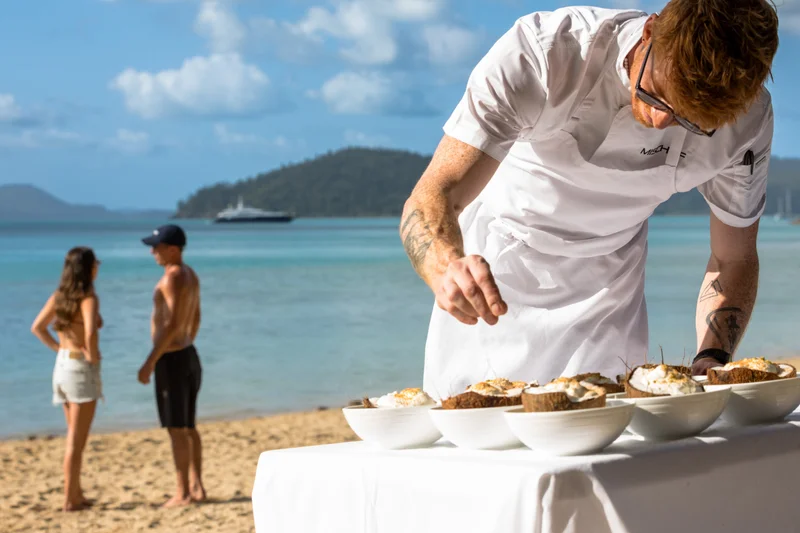 Private Beach Dining