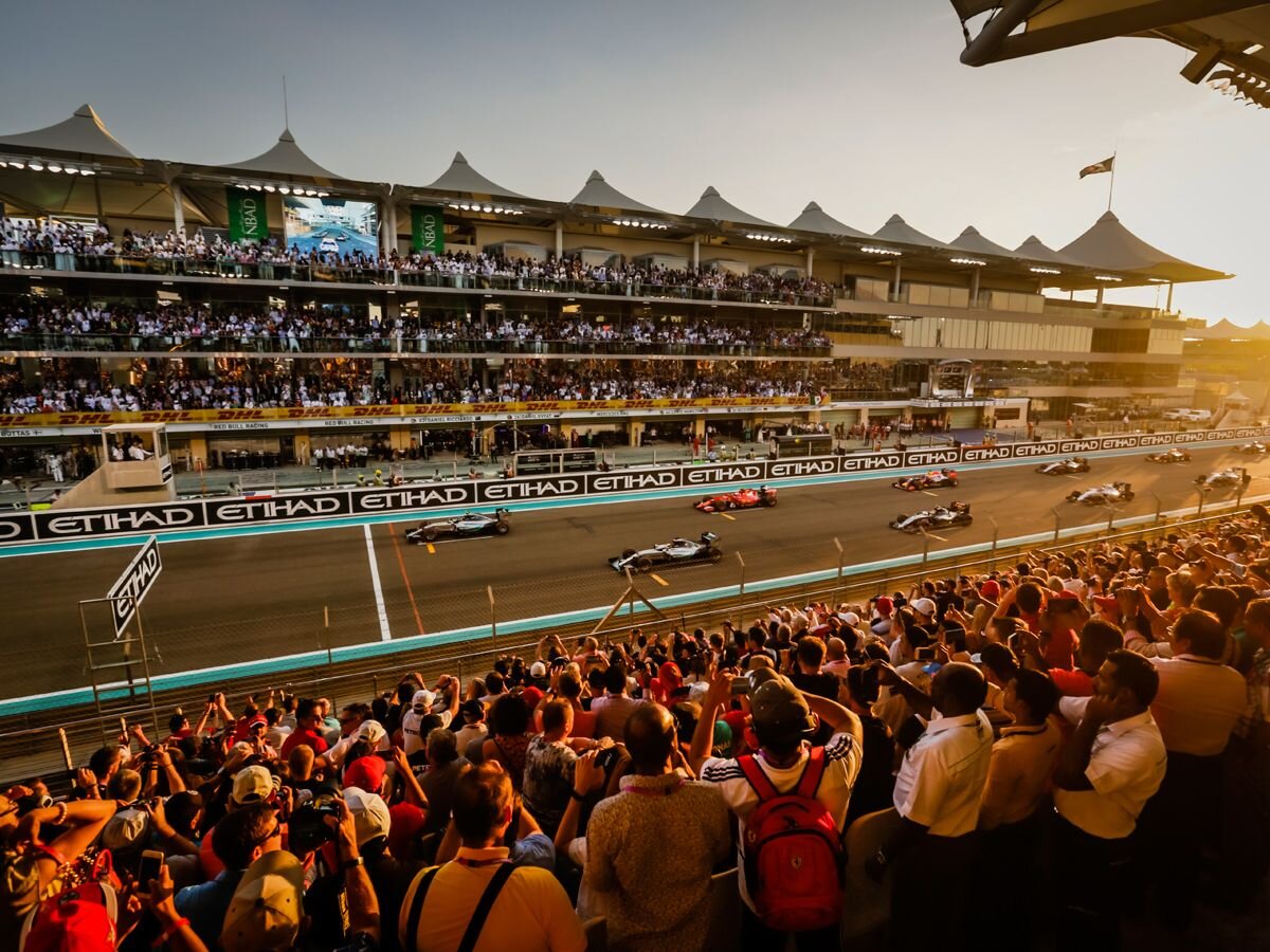 Abu Dhabi Grand Prix action