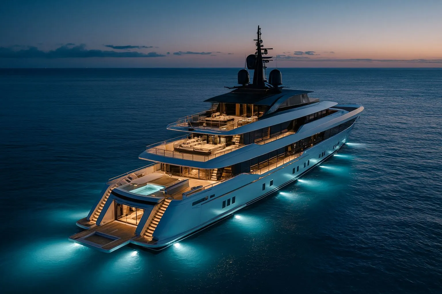 A Riva underway