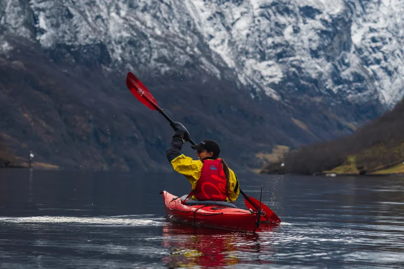 Kayaking in Norwegian Fjords