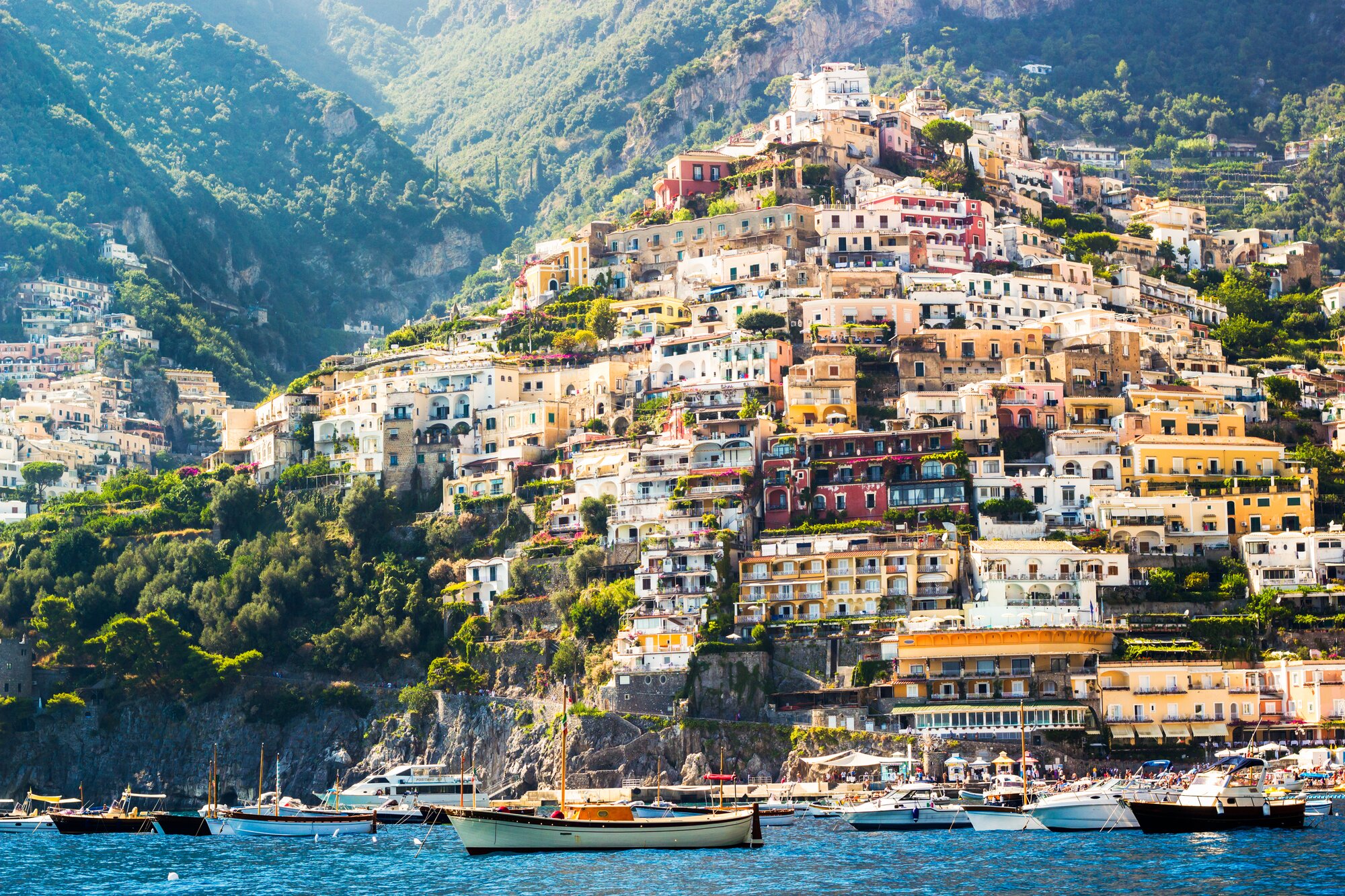 Amalfi Coast colorful village