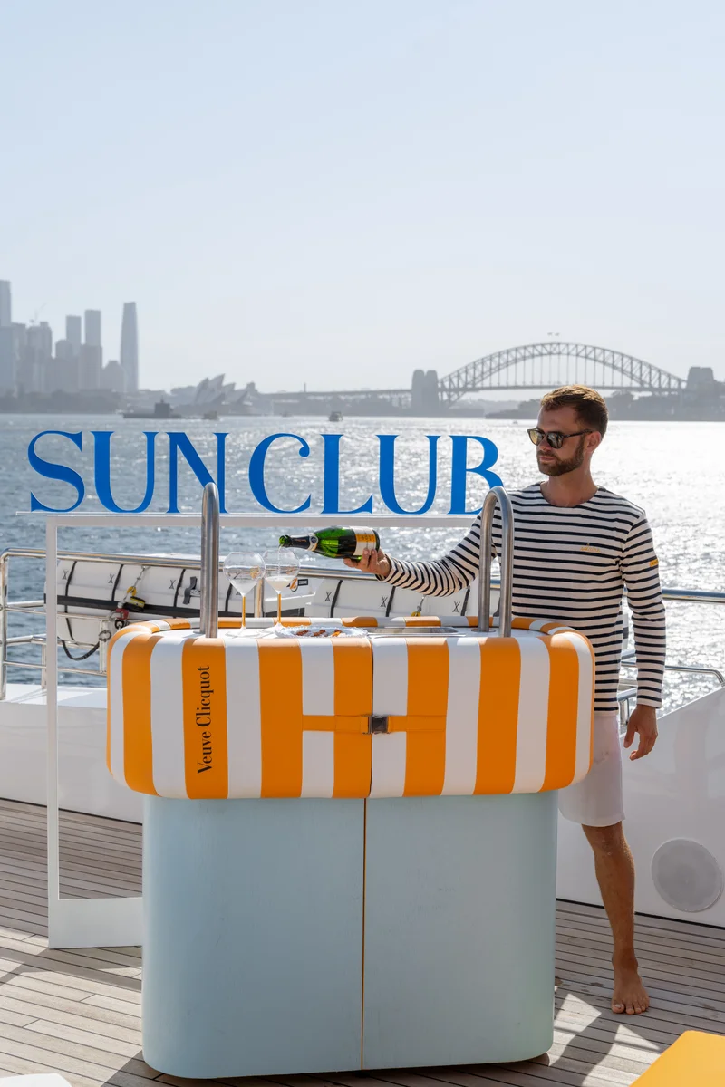 James Vodicka Veuve Clicquot Sun Club