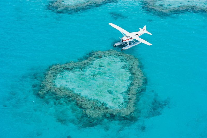 Heart Reef by Seaplane